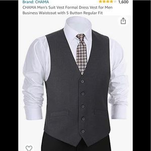 Men’s 34R Chama 5 Button Vest